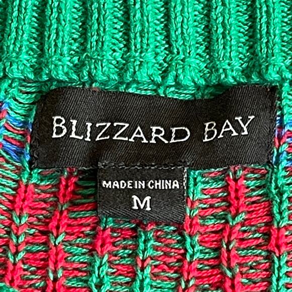 Blizzard Bay NUDE-olph the Body Builder Reindeer Ugly Christmas Sweater Size Med - Picture 4 of 6